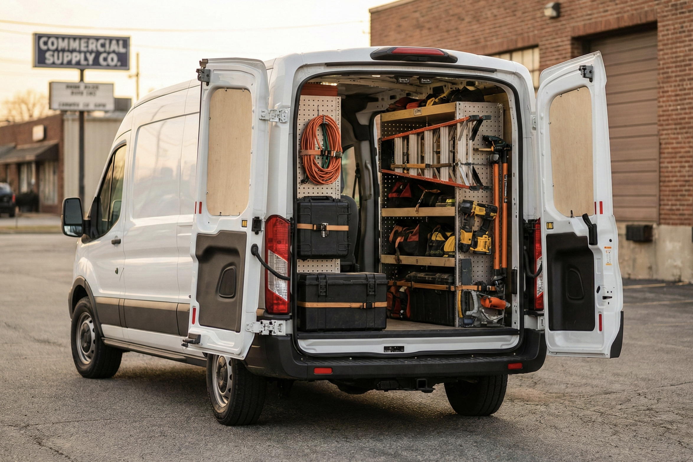 A business owner reviewing storage records and transport logs for equipment to support an inland marine insurance claim.