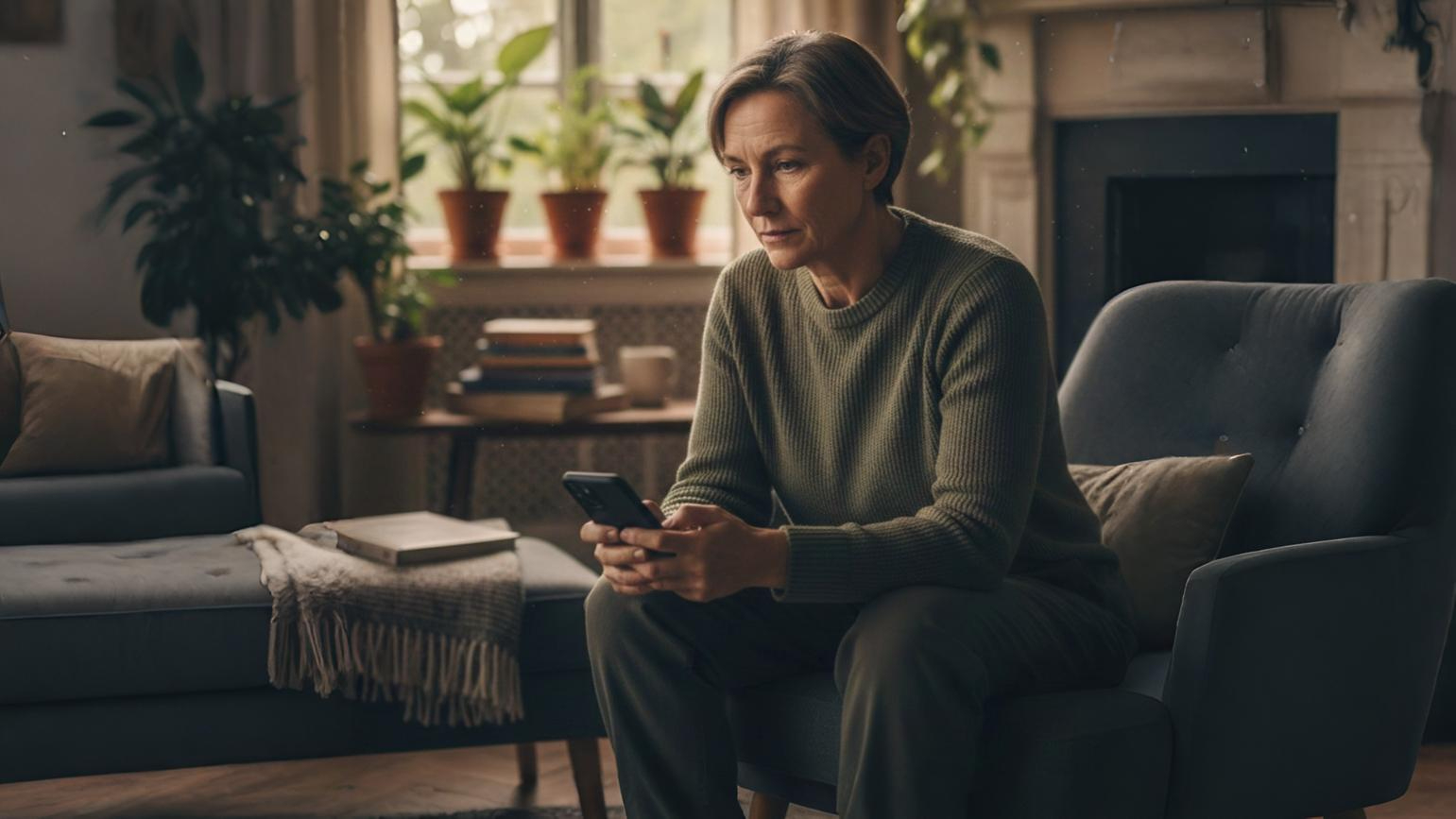 A quiet reflective moment showing how families often delay important health insurance decisions despite knowing better