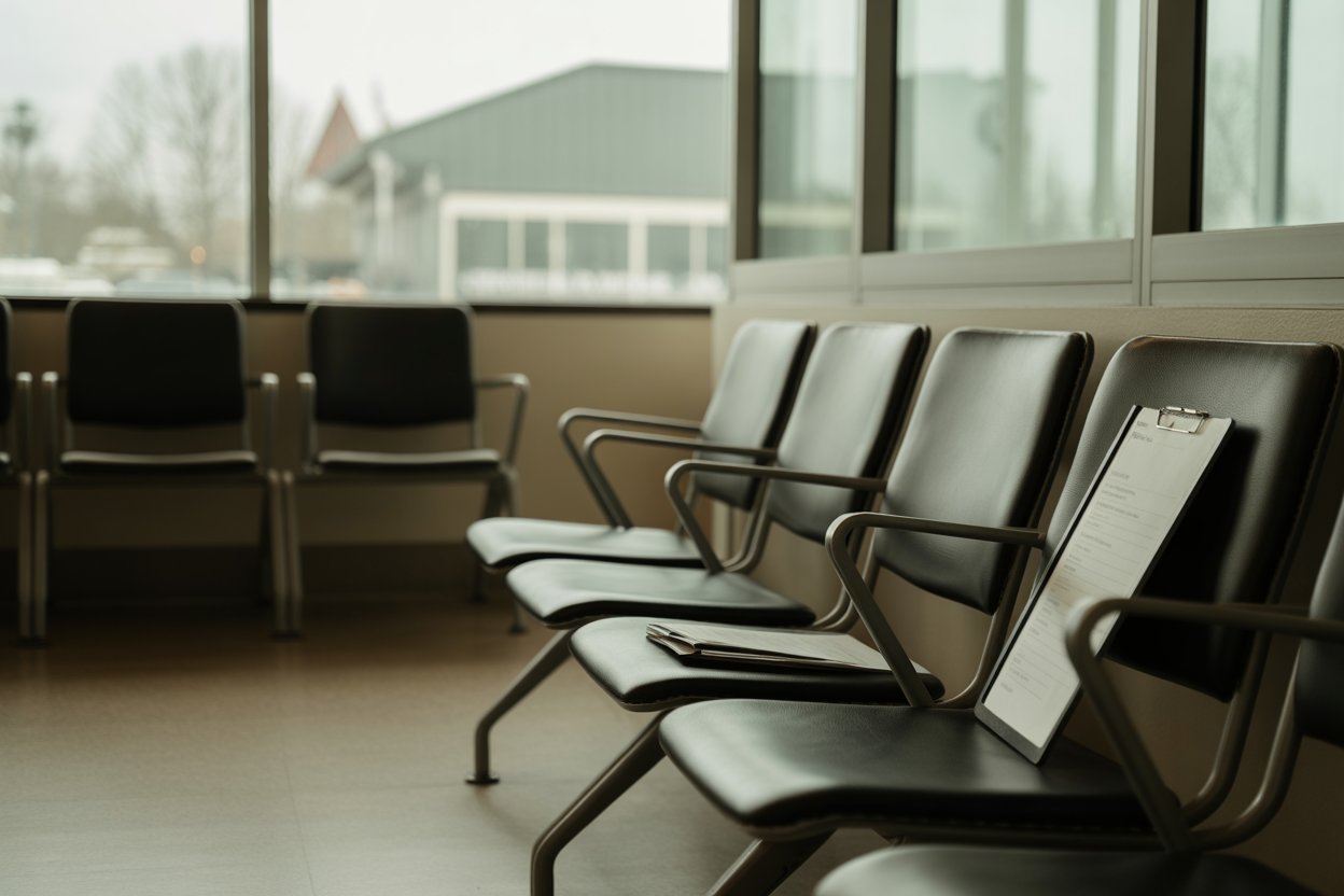 The long, quiet waiting moments that insurance advertisements never show